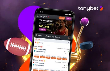 TonyBet sport mobile