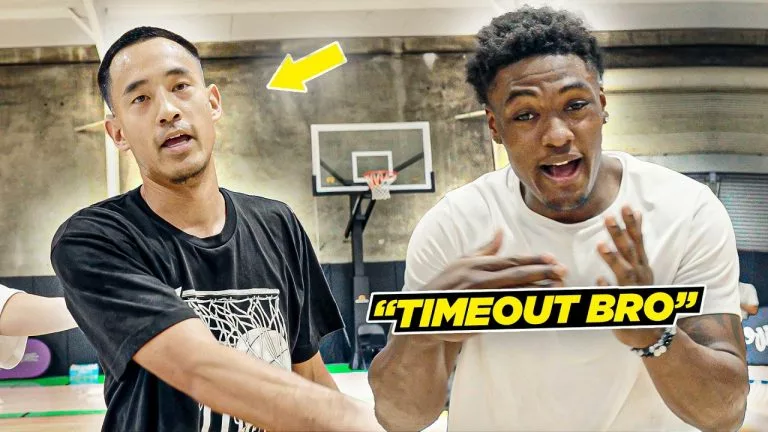 Video: He Left Nas In DISBELIEF With This INSANE 1v1 Performance... Ballislife's SECRET WEAPON