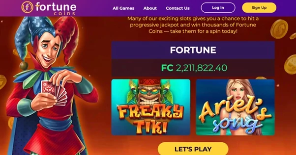 Fortune Coins website