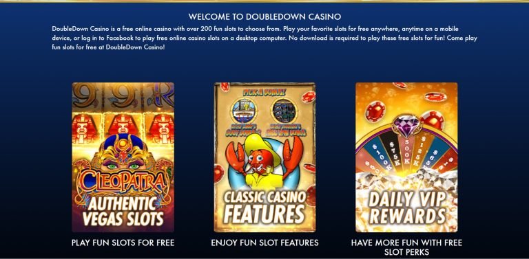 Double Down Casino website