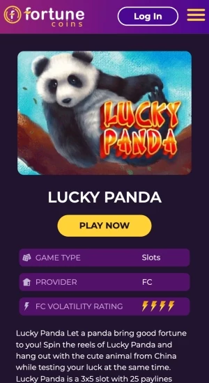 Fortune Coins - Slot Games - Lucky Panda