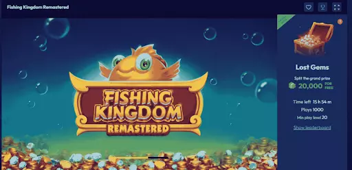 Funrize - Games - Fishing Kingdom Remastered