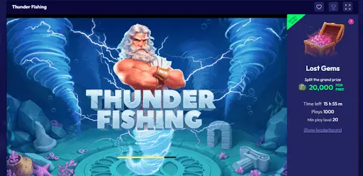 Funrize - Games - thunder Fishing