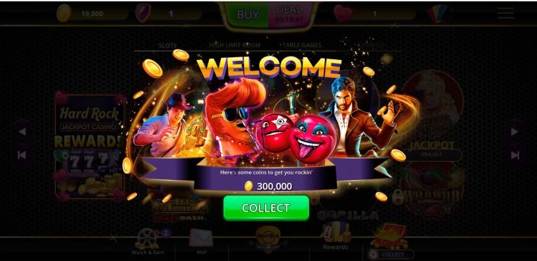 Hard Rock social casino bonus