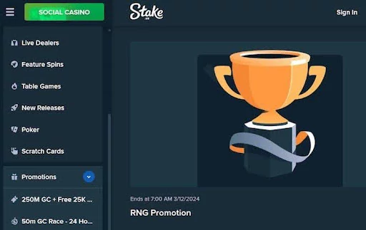 stake.us - 4 rng promotion