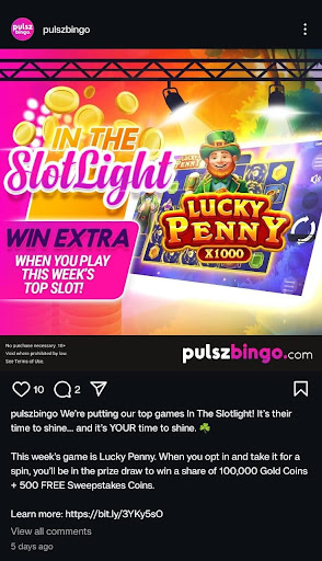 pulsz bingo social media promo 1