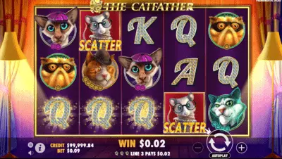 the catfather slot screenshot 3