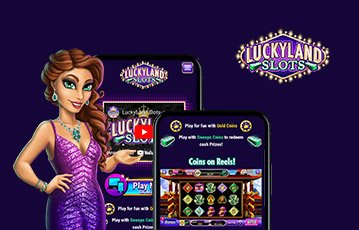 Luckland Slots casino on mobile