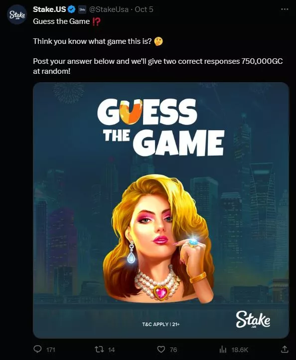 Stake.us Guess the Game