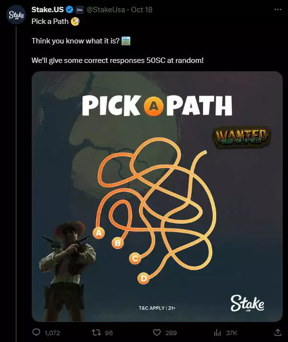 Stake.us Pick a Path