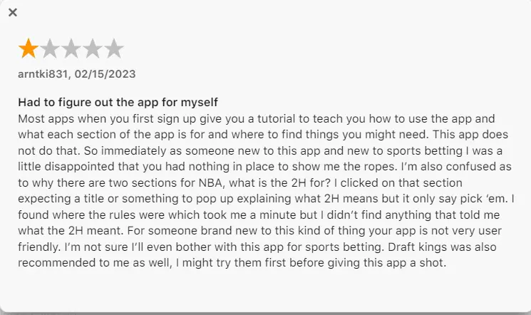 Underdog Fantasy App Reviews