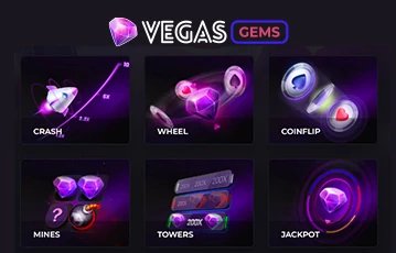 Vegas Gems casino games