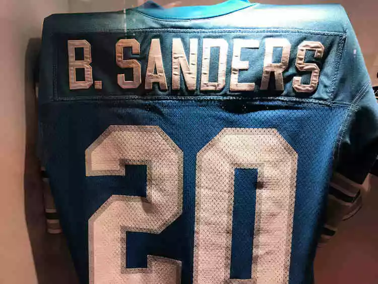 barry sanders jersey