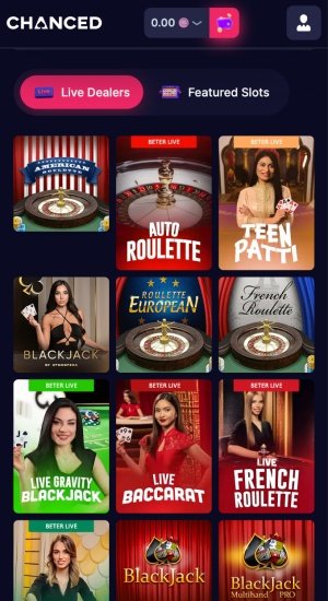 Chanced - Popular Games - Slots