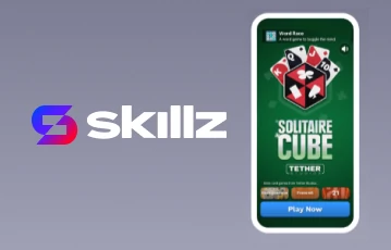 Skillz Solitaire cube game