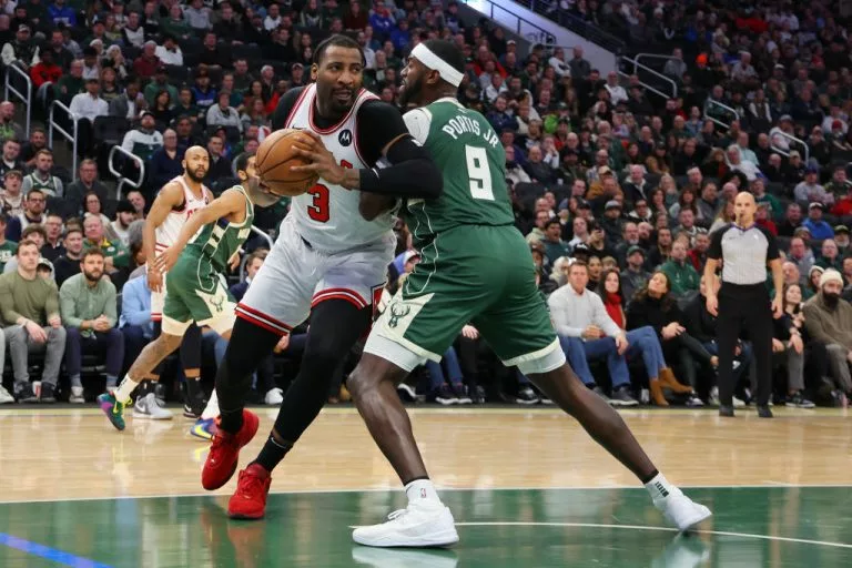 Bucks vs Bulls at Fiserv Forum - Andre Drummond & Bobby Portis