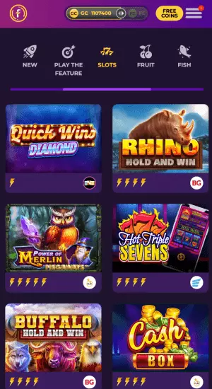 fortune coins slot games