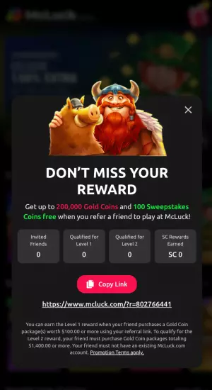 mcluck refer a friend bonus