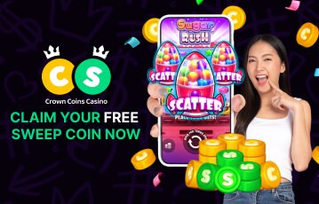 Crown Coins Casino claim free sweep coins