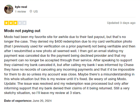 modo us customer review 3