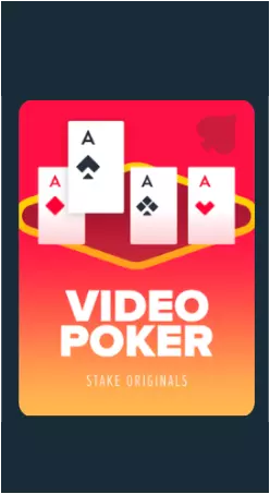 Stake.us - Games - Video Poker - Banner